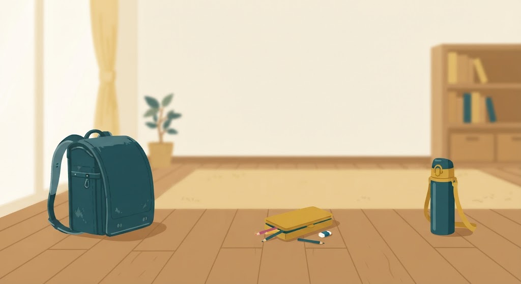 宿題でよくあるつまずきの場面のイラスト