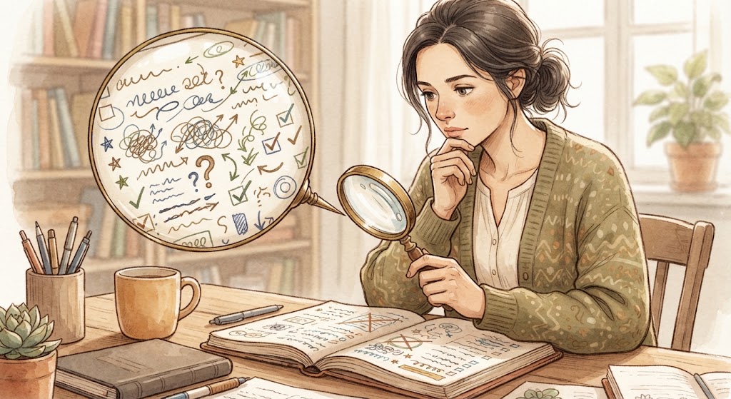 うまくいかないときに見直したいポイントのイラスト