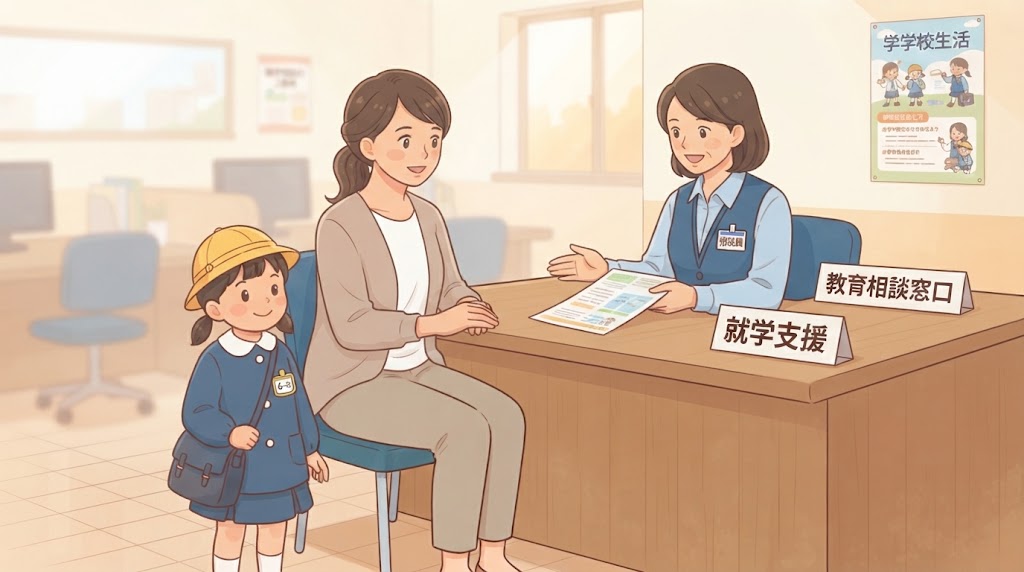 就学相談とは｜対象と目的のイラスト
