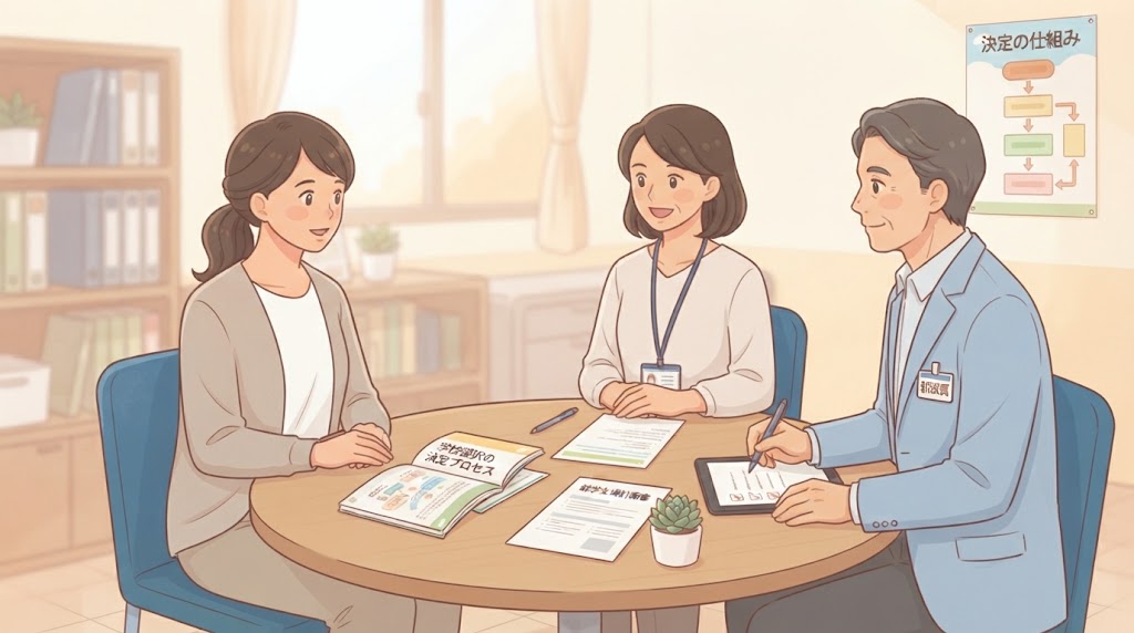 就学先はどう決まるか｜本人・保護者の意見の扱われ方のイラスト