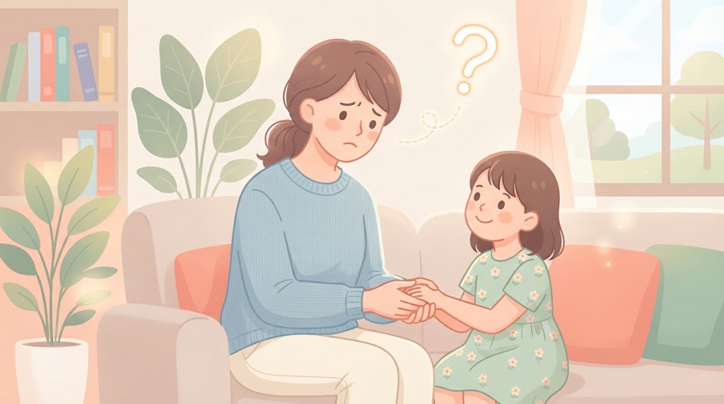 療育手帳の取得をためらう方によくある不安のイラスト