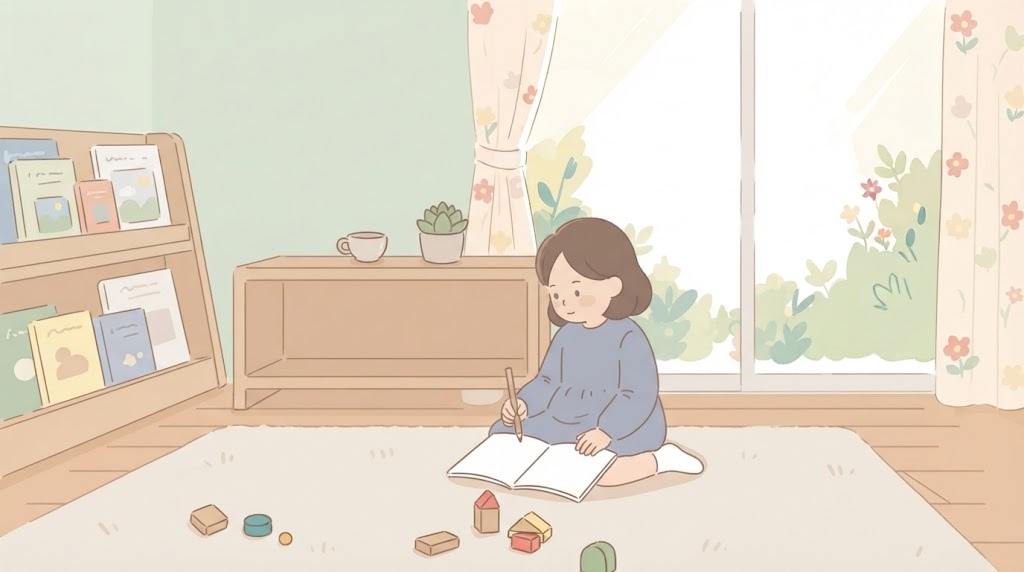 自閉症の子に見られやすいとされる言葉の特徴のイラスト
